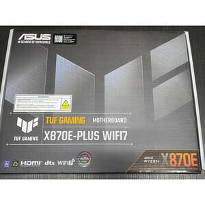 ASUS TUF GAMING X870E-PLUS WIFI7 AM5 ATX Motherboard (Sealed)
